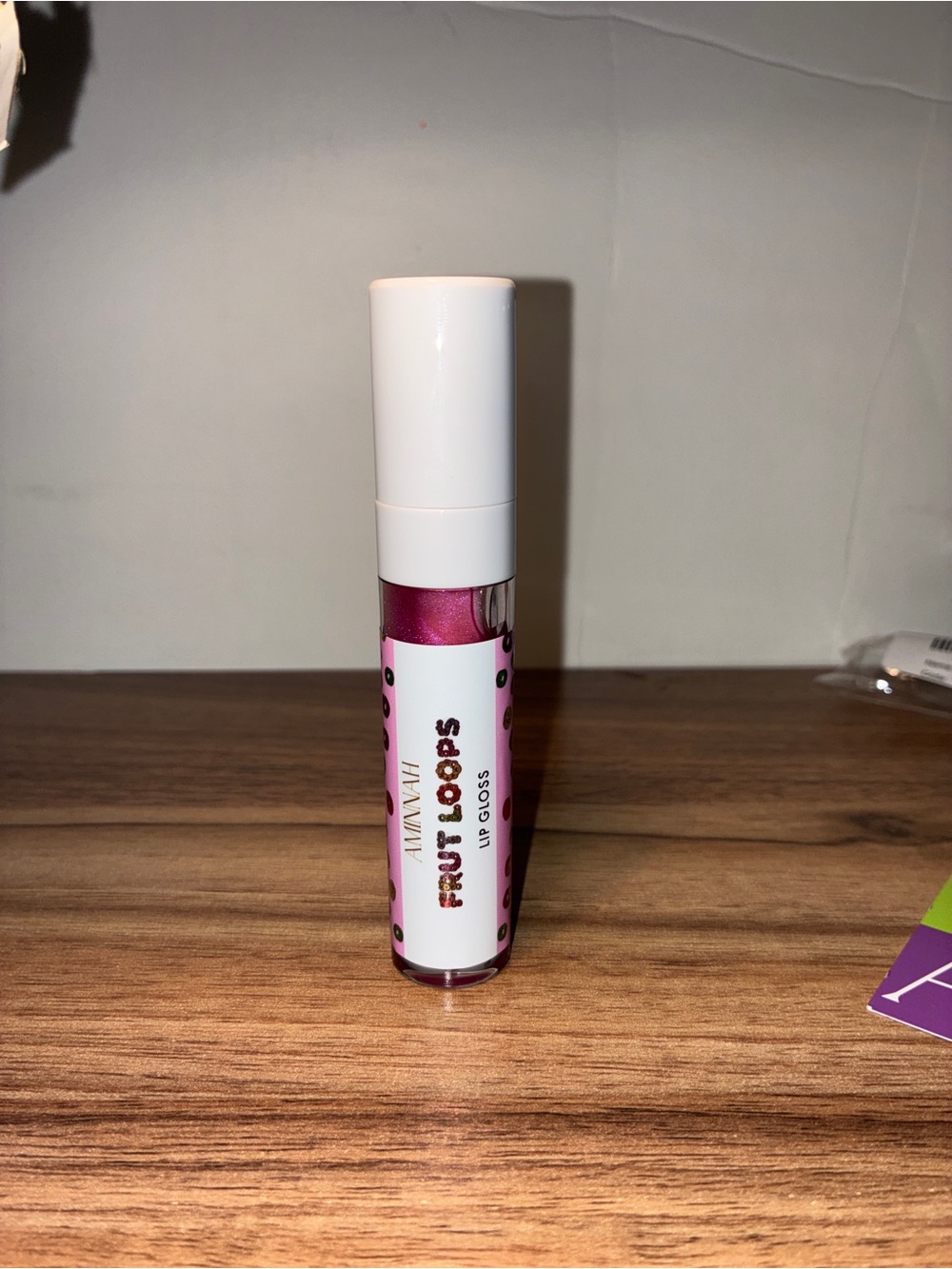 Fruit Loops Lip Gloss — Shimmery Pink Gloss